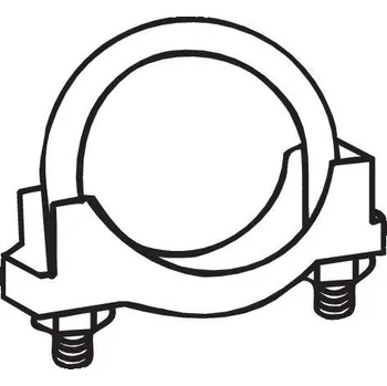 BOSAL 250-164 Svěrná objímka, výfukový systém M10 64mm