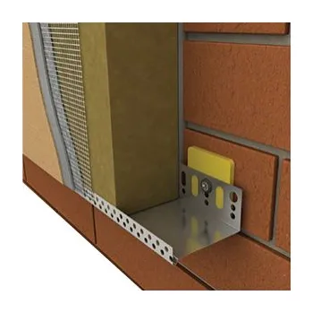 Stavební profil LO - AL zakládací soklový profil (143/07 mm / 2 m / 1m)