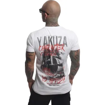 Pánské tričko Yakuza Ink. - triko CHARACTER 21043 weiss Barva: Bílá, Vel: M