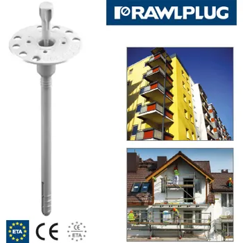 Hmoždinka TFIX-8P Talířová hmoždinka s natloukacím umělohmotným trnem (8 x 215 mm / 100ks)