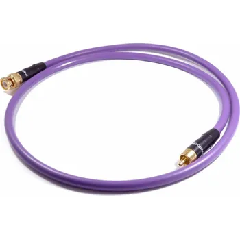 Audio kabel Melodika RCA (Cinch) - BNC kabel 7m fialový
