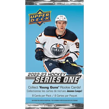 Sběratelská karetní hra 2022-23 Upper Deck Series 1 Hockey Retail Balíček