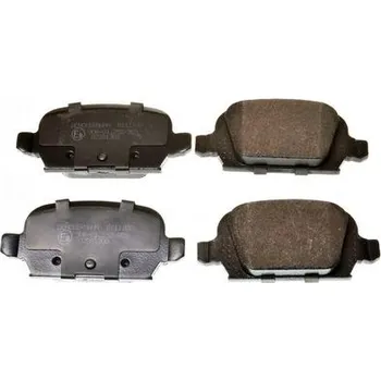 Brzdový systém Sada brzdových destiček, kotoučová brzda DENCKERMANN B111100