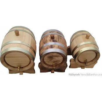 Stojan na víno Okruta dubový soudek na alkohol 10 litrový