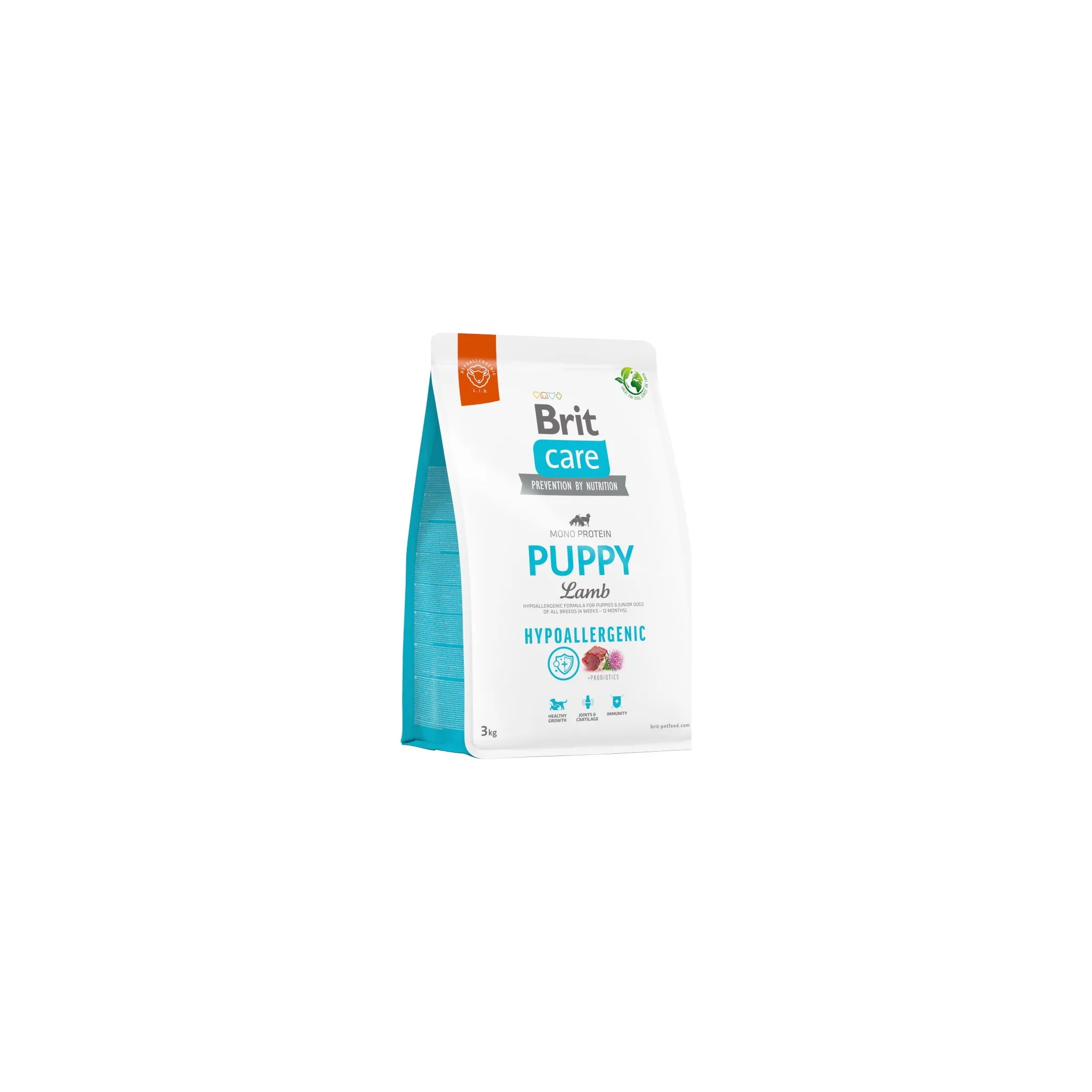 Fotografie 1 - Krmivo pro psa Brit Care Dog Hypoallergenic Puppy Lamb/Rice 3 kg