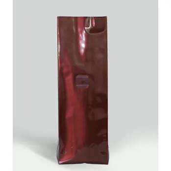 Obalový materiál Sáčky na kávu s ventilem 100x55x330 100ks 500g hnědé