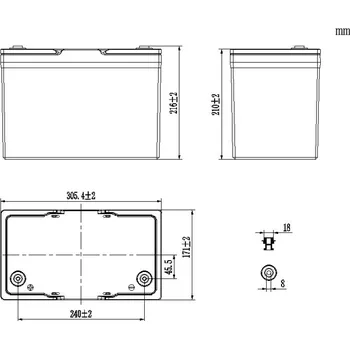 Auto-moto Carbest LiFe PO4 baterie Li100