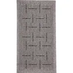 Kusový koberec FLOORLUX Silver/Black 20008 – na ven i na doma, 120x170, šedá, chodba / předsíň, Devos Caby (DC Carpets) - 1 rok na vrácení + DOPRAVA ZDARMA k Vám i zpět