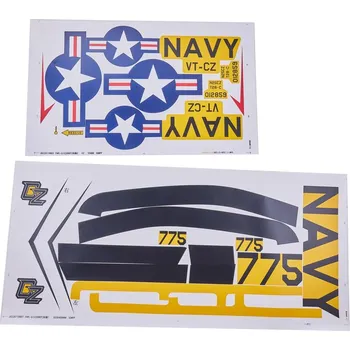 RC vybavení E-flite T-28 Trojan 2.0m: Samolepky