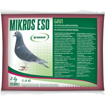 Krmivo pro ptáka ESO Grit Fe, 3 kg