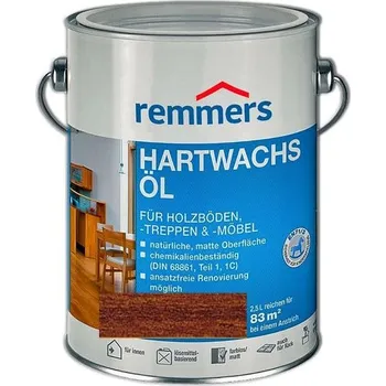 Lak na dřevo Remmers Hartwachs-öl Kastaine 2,5 l