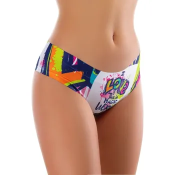 Kalhotky Dámské kalhotky Meméme Love Mural L Dle obrázku