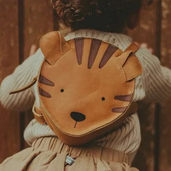 Městský batoh Donsje Kožený batůžek Tiger Donsje Kapi Backpack