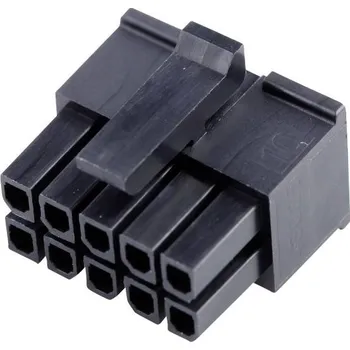 Elektrický konektor Molex zásuvkový konektor na kabel 10, rozteč 3 mm, 430251010, 1 ks Bag
