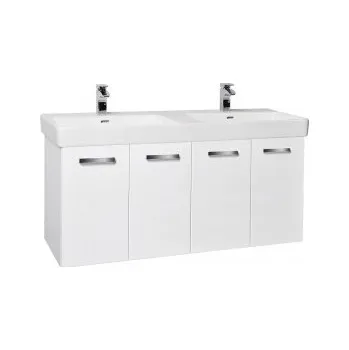 Koupelnový nábytek Krajcar KPS K Pro S koupelnová skříňka s umyvadlem 130 x 65 x 46 cm bílá KPSK120