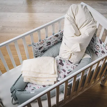 Zavinovačka Tulimese Základní set do postýlky 8v1 ježek v lese