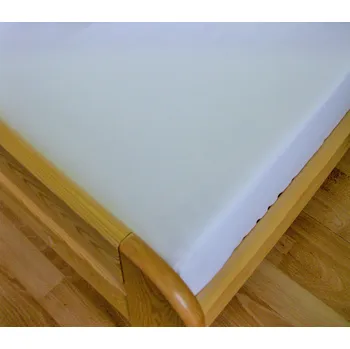 Prostěradlo Dětské flanelové prostěradlo do postýlky 100x140 cm bílé (plachta)