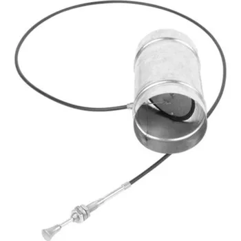 Kratki Klapka kruhového potrubí s táhlem a těsněním 100 mm