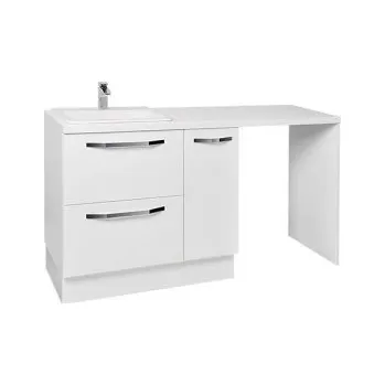 Koupelnový nábytek Krajcar PM pračkový modul s umyvadlem 180 x 91 x 51 cm pračka vpravo bílá PMPV180