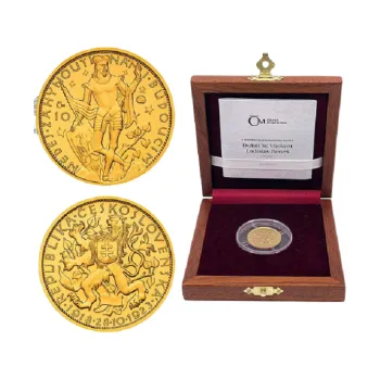 Zlatý 1 dukát Svatého Václava Ladislav Beneš 2022 ZL011
