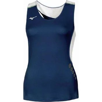 Dámské sportovní tílko Mizuno Premium JPN Singlet/Navy/White Velikost: M