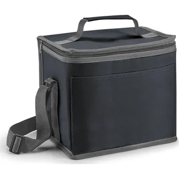 SINGAPORE. Chladicí taška 9 L z materiálu 600D - Černá, 9 L