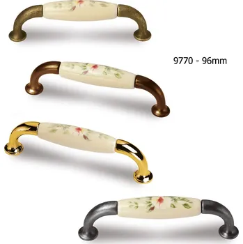 Nábytkové kování 977 - 96 mm, 831a béž. porcelán
