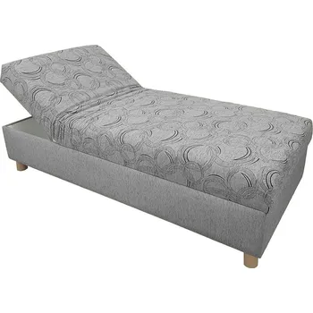 Postel Jednolůžko DAVID | 90x200 cm | polohovací | VÝBĚR POTAHU A MATRACE | výroba v ČR