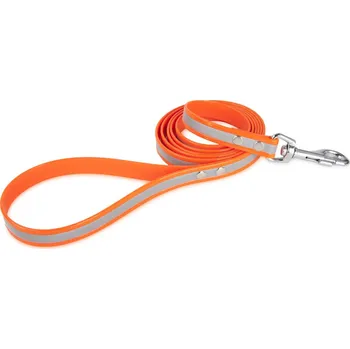 Vodítko pro psa FIREDOG BioThane Vodítko Reflect 19mm 2m s ručkou Barva: Oranžová