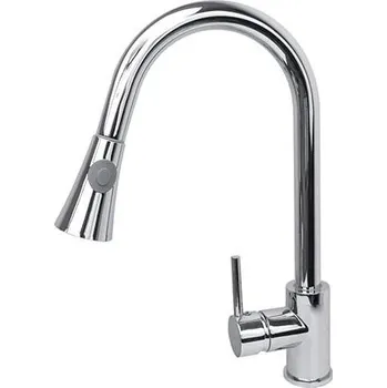 Vodovodní baterie Kuchyňská baterie se sprchou TARU chrom