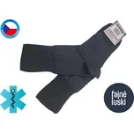 Zdravotní ponožky bavlna 43-47 tmavě šedá