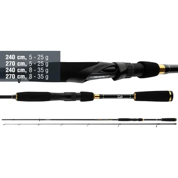 Přívlačový prut Daiwa Crossfire Jigger - 2,40 m, 5 - 25 g