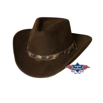 Klobouk Stars & Stripes Westernový klobouk "EL DORADO" Velikost: 54