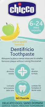 Zubní pasta Chicco Dentifricio pro děti 6-24 měsíců jablko-banán 50 ml