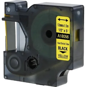 Počítač KOMPATIBILNÍ PÁSKA DYMO 18056 S0718310 ŽLUTÁ/ČERNÝ TISK, BUŽÍRKA, 12mm