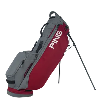 Golfový bag Ping bag stand Hooferlite - červeno šedý