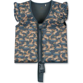 Vodácké vybavení Konges Slojd Konges Sløjd Plovací vesta s volánky Unicorn Blue Velikost: 2-4 roky (15-20 kg) Konges Sløjd Neoprene Float Vest Frill