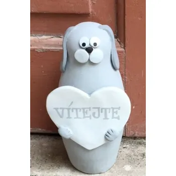 Hračka pro psa SPOKOJENÝ PES S CEDULKOU VÍTEJTE + extra výběr z 4000 produktů