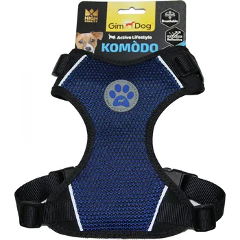 Postroj pro psa Postroj Gimborn Komodo L 63-80 cm modrý