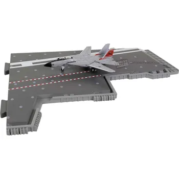 Plastikový model Forces of Valor - Grumman F-14A Tomcat s palubou lodi, US NAVY, USS Enterprise, VF-31 "Tomcatters", sekce #L , 1/200