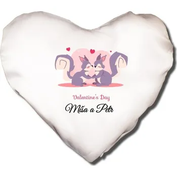 Pánské oblečení Polštář SRDCE s potiskem Láska