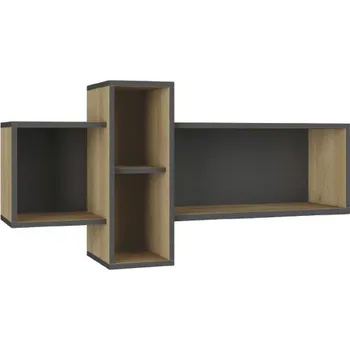 Dětská skříň Meblar Police Nano NA11 Barva: grafit + dub riviera