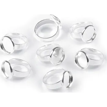 Prstýnek kovové lůžko Ø12 mm polotovar