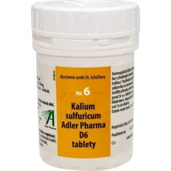 Homeopatikum Adler Pharma Schüsslerovy soli – Nr. 6 Kalium sulfuricum D6 2000 tablet