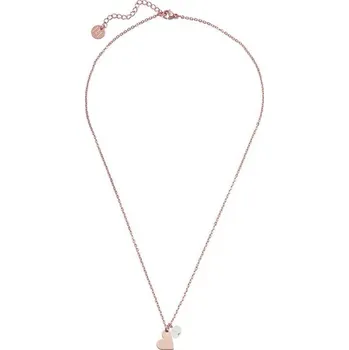 Řetízek Proud MaMa Řetízek s přívěškem srdíčko Steel růžové zlato