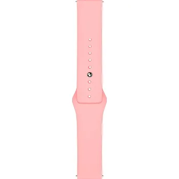 Řemínek na hodinky Silikonový řemínek na hodinky 22 mm růžový