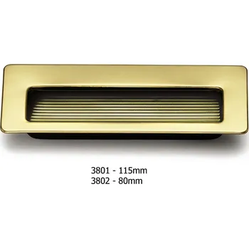 Nábytkové kování 380 - 413 lesklý chrom, 115 mm