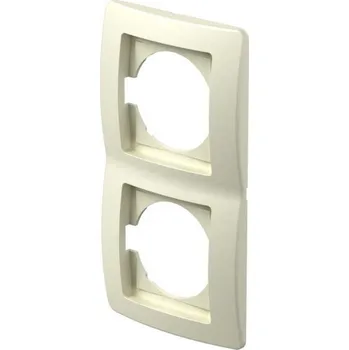 OE21IW-U Rámeček EKONOMIK 2 - svislý IW - lesklá béžová, TEM