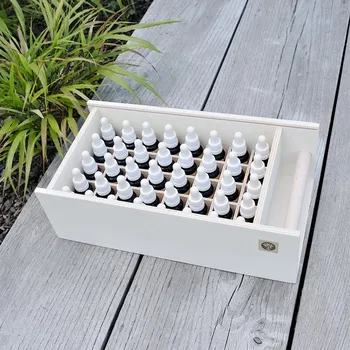 Přírodní produkt Energie rostlin Sada Bachových květových esencí ve dřevěném boxu 40x 20 ml