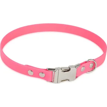 Obojek pro psa FIREDOG BioThane obojek Clip 19mm 38cm Barva: Růžová